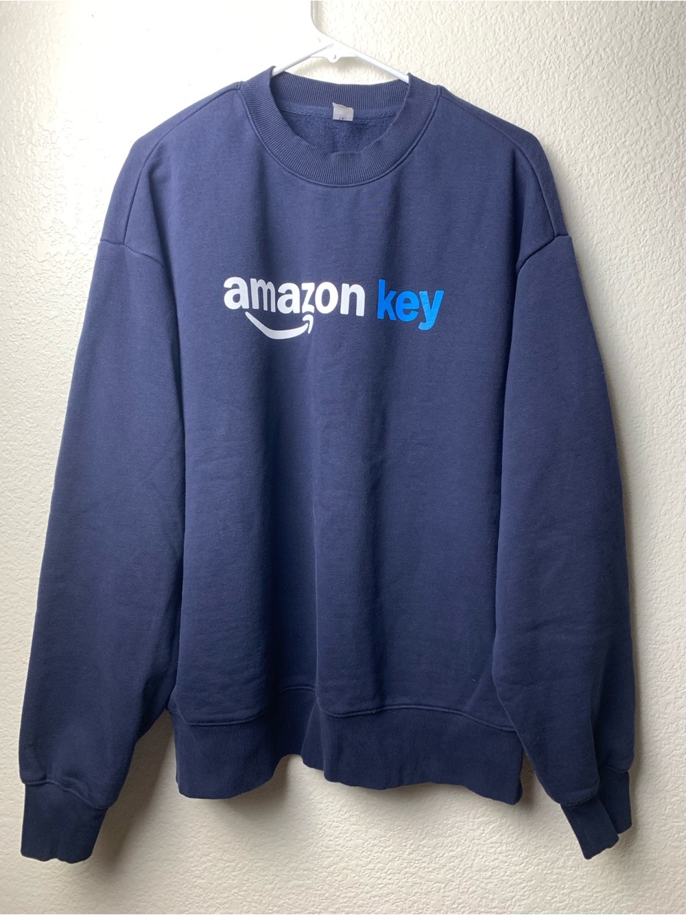 AS Colour Heavy Crew Sweatshirt Medium Navy Blue Amazon Key Promo Corporate